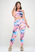Load image into Gallery viewer, Yelete - High Impact Marble Tie Dye Activewear Set